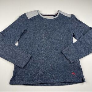 Tommy Bahama Sweatshirt Fleece Blue Comfy Soft Outdoor Hiking Vacation Lounge